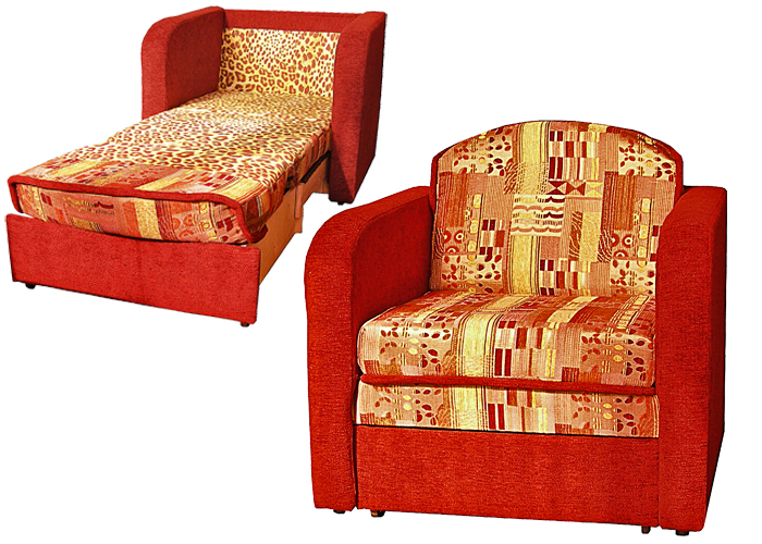 Кресло-кровать "АЛИСА 3" - 70/прямые боковины