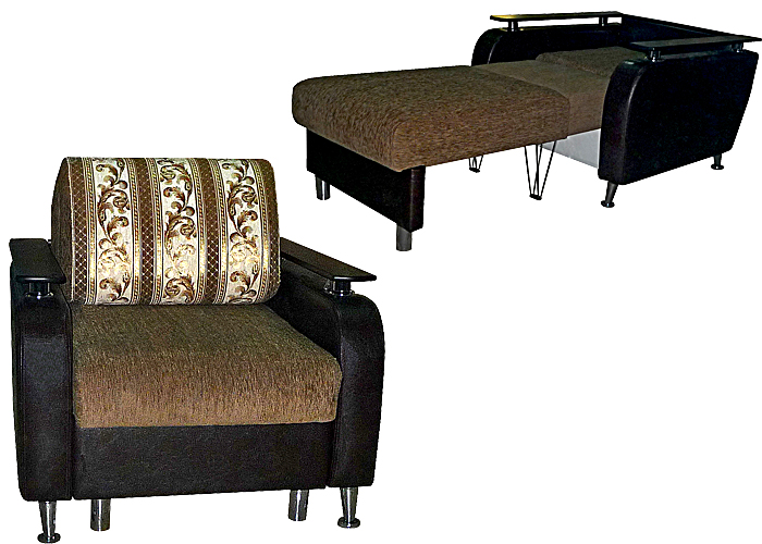 Кресло-кровать "ЭСТЕЛЛА 3" - 65/ с подлокотниками и формованной подушкой