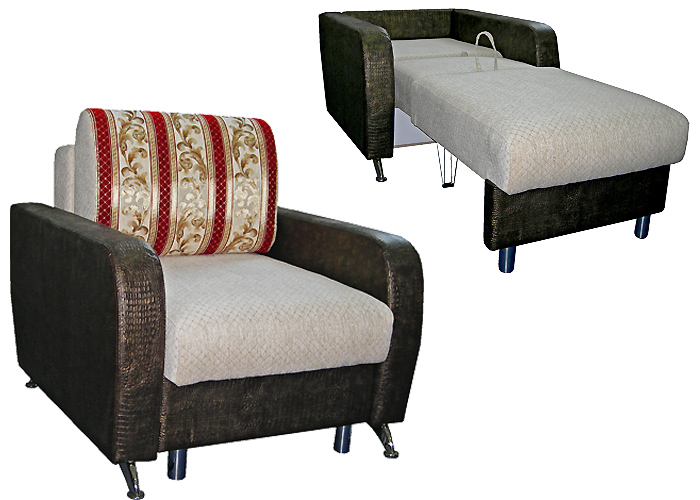 Кресло-кровать "ЭСТЕЛЛА 3" - 65/ без подлокотников с формованной подушкой