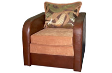 Кресло  "АЛИСА 3" с подушкой /прямые боковины