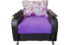 Кресло "ЭСТЕЛЛА 3" с подлокотниками и мягкой подушкой
