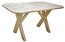 Стол обеденный (опоры крестовые)/деревянный
